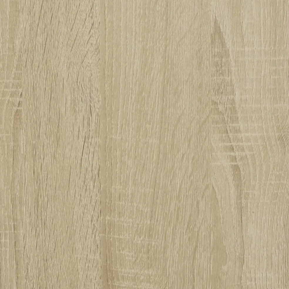 vidaXL Salontafel met LED-verlichting bewerkt hout sonoma eikenkleurig