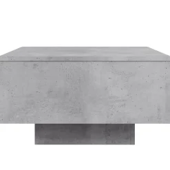 vidaXL Salontafel met LED-verlichting 55x55x31 cm betongrijs