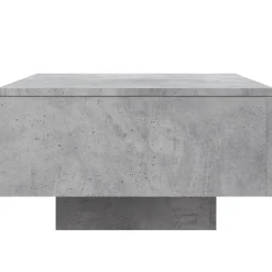 vidaXL Salontafel met LED-verlichting 55x55x31 cm betongrijs