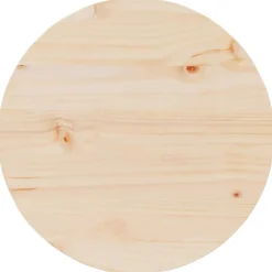 vidaXL Salontafel Naturel 50 x 50 x 35 cm Massief grenenhout