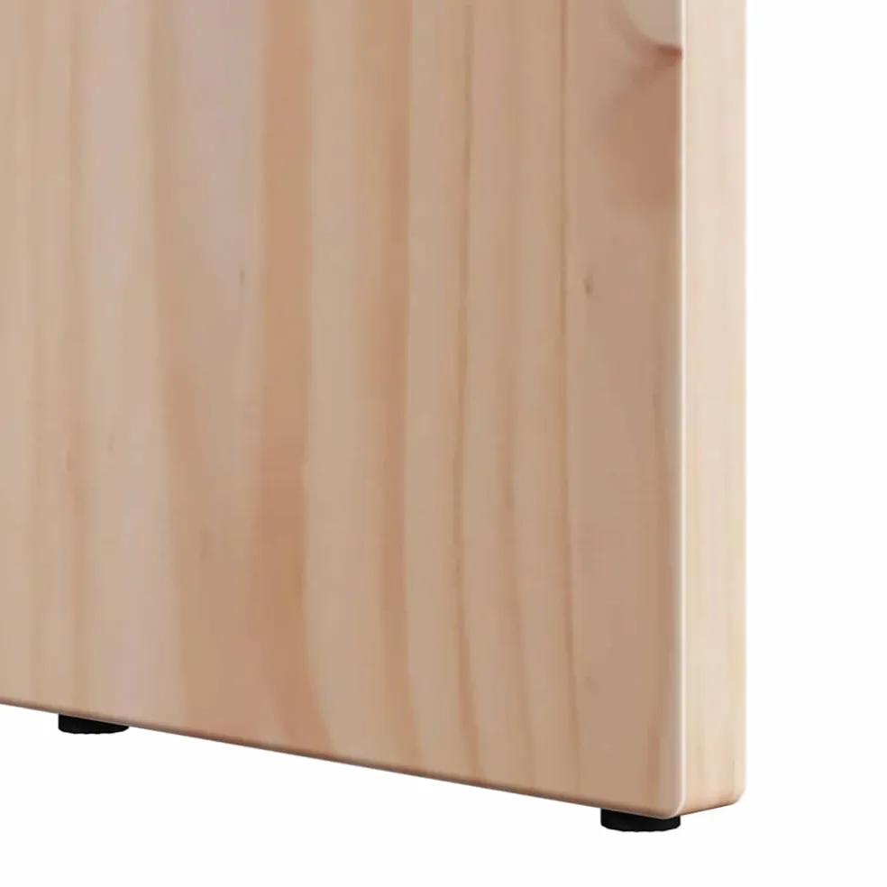 vidaXL Salontafel Naturel 50 x 50 x 35 cm Massief grenenhout