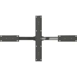 vidaXL Salontafelpoot spider vorm 98x58x(42-43) cm staal antraciet