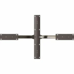 vidaXL Salontafelpoot spider vorm 98x58x(42-43) cm staal naturel
