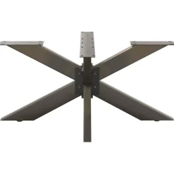 vidaXL Salontafelpoot spider vorm 98x58x(42-43) cm staal naturel