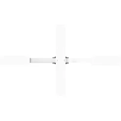 vidaXL Salontafelpoot spider vorm 98x58x(42-43) cm staal wit