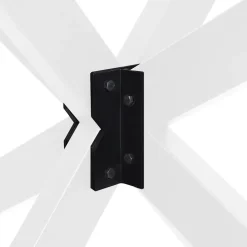 vidaXL Salontafelpoot spider vorm 98x58x(42-43) cm staal wit