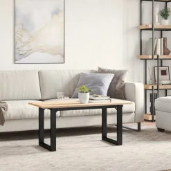 vidaXL Salontafelpoten O-frame 80x40x43 cm staal