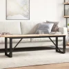 vidaXL Salontafelpoten O-frame 140x30x43 cm staal