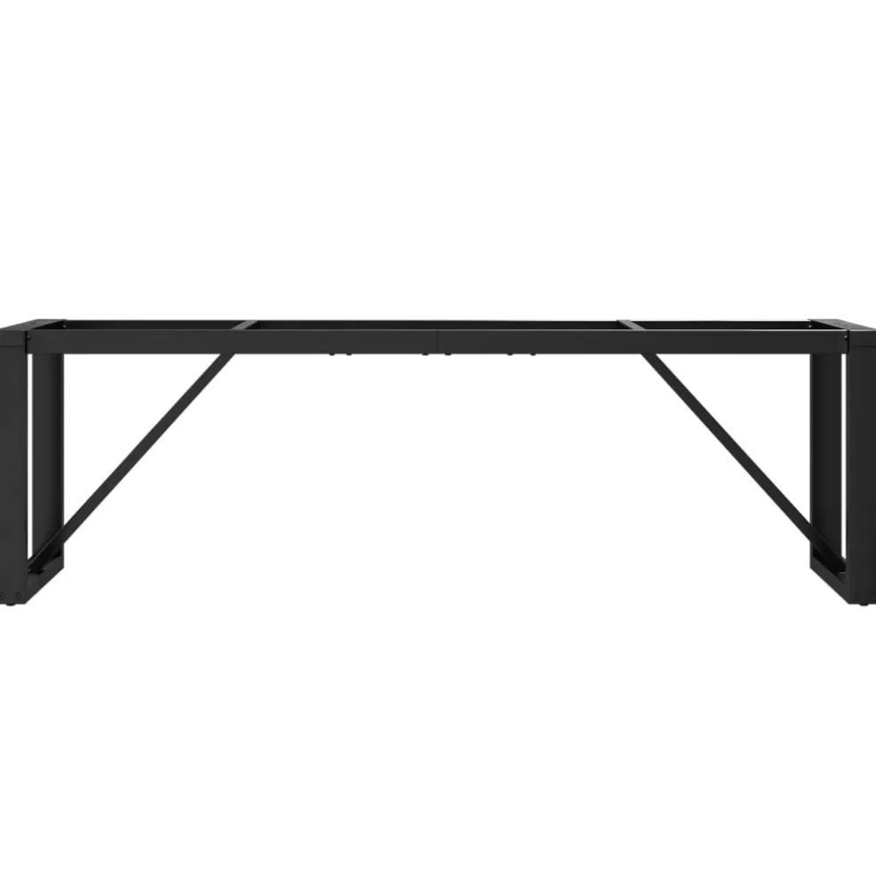 vidaXL Salontafelpoten O-frame 140x30x43 cm staal