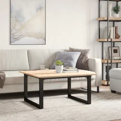 vidaXL Salontafelpoten O-frame 80x70x43 cm staal