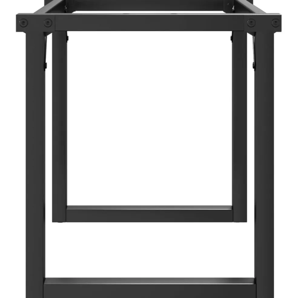 vidaXL Salontafelpoten O-frame 70x30x43 cm staal