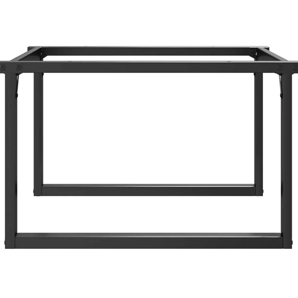 vidaXL Salontafelpoten O-frame 70x60x43 cm staal