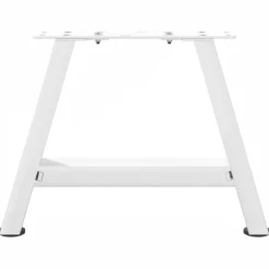 vidaXL Salontafelpoten 2 st A-vormig 30x(30-31) cm staal wit