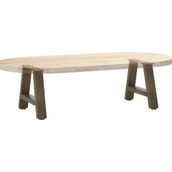 vidaXL Salontafelpoten 2 st A-vormig 30x(30-31) cm staal