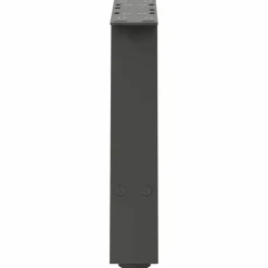 vidaXL Salontafelpoten 2 st A-vormig 30x(30-31) cm staal antraciet