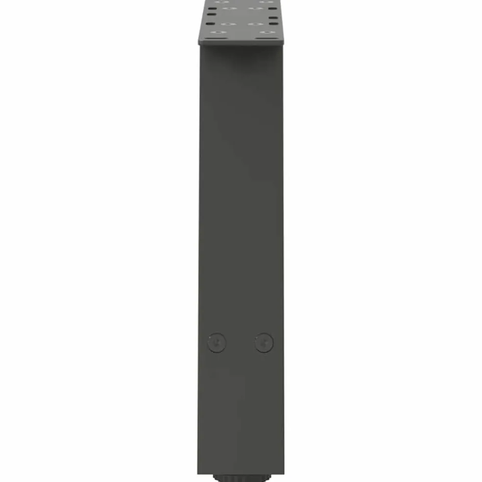 vidaXL Salontafelpoten 2 st A-vormig 30x(30-31) cm staal antraciet