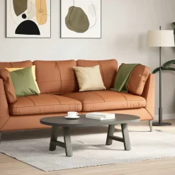 vidaXL Salontafelpoten 2 st A-vormig 30x(30-31) cm staal antraciet