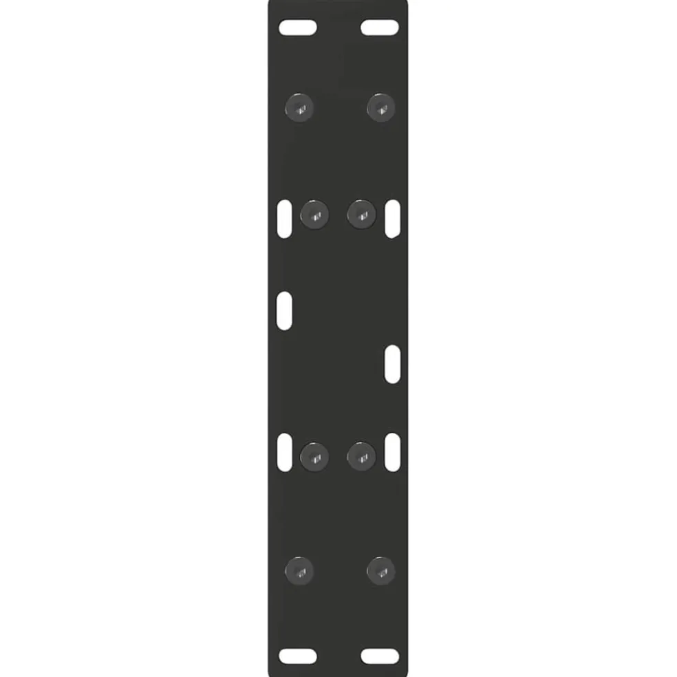 vidaXL Salontafelpoten 2 st A-vormig 30x(30-31) cm staal zwart