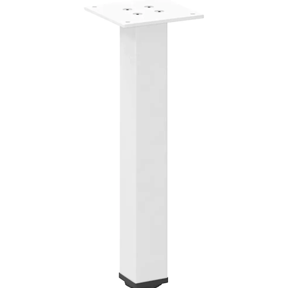 vidaXL Salontafelpoten 4 st 30-32 cm staal wit
