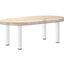 vidaXL Salontafelpoten 4 st 30-32 cm staal wit