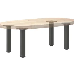 vidaXL Salontafelpoten 4 st 30-32 cm staal antraciet