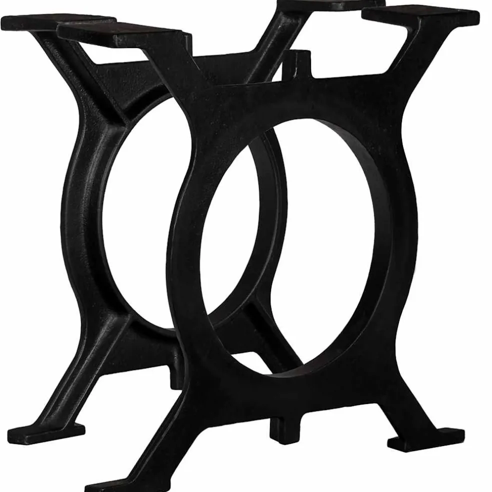 vidaXL Salontafelpoten 2 st O-frame gietijzer