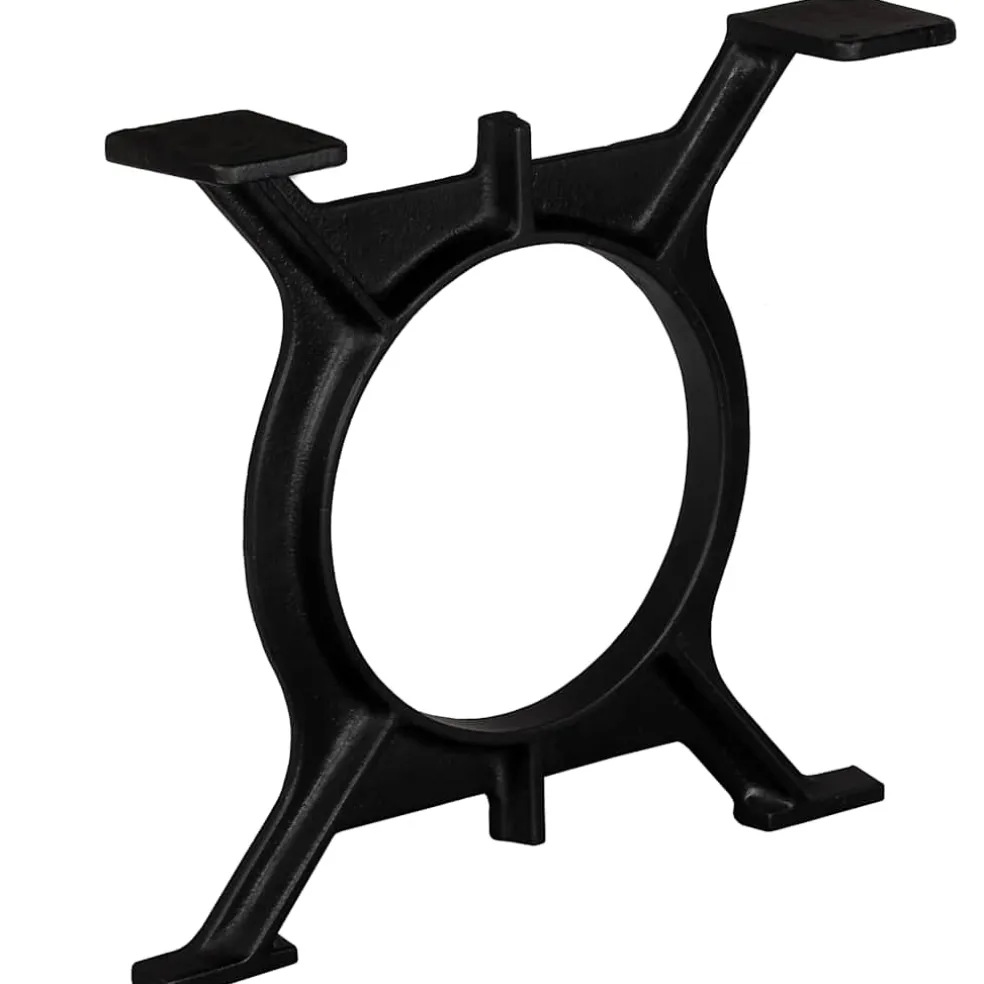 vidaXL Salontafelpoten 2 st O-frame gietijzer