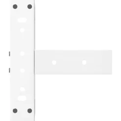 vidaXL Salontafelpoten 2 st T-vormig 30x25x(30-31) cm staal wit