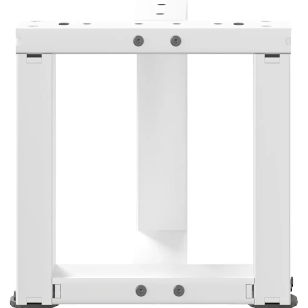vidaXL Salontafelpoten 2 st T-vormig 30x25x(30-31) cm staal wit