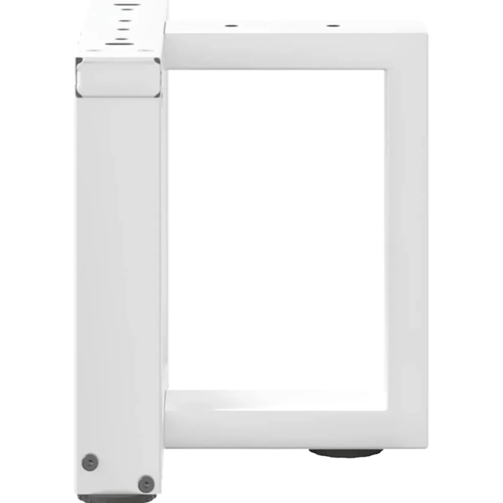 vidaXL Salontafelpoten 2 st T-vormig 30x25x(30-31) cm staal wit