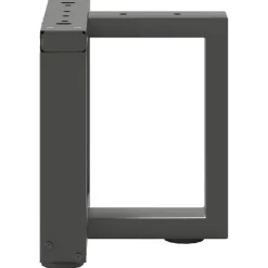 vidaXL Salontafelpoten 2 st T-vormig 30x25x(30-31) cm staal antraciet