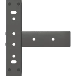 vidaXL Salontafelpoten 2 st T-vormig 30x25x(30-31) cm staal antraciet