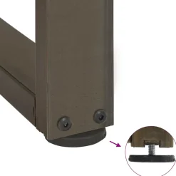 vidaXL Salontafelpoten 2 st T-vormig 30x25x(30-31) cm staal naturel