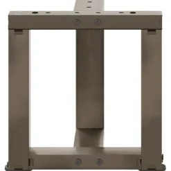 vidaXL Salontafelpoten 2 st T-vormig 30x25x(30-31) cm staal naturel
