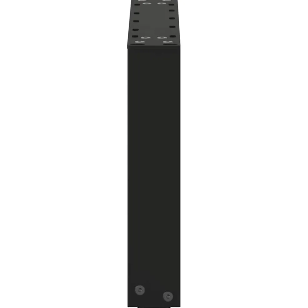 vidaXL Salontafelpoten 2 st U-vormig 30x(30-31) cm staal zwart