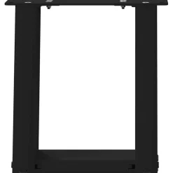 vidaXL Salontafelpoten 2 st U-vormig 30x(30-31) cm staal zwart