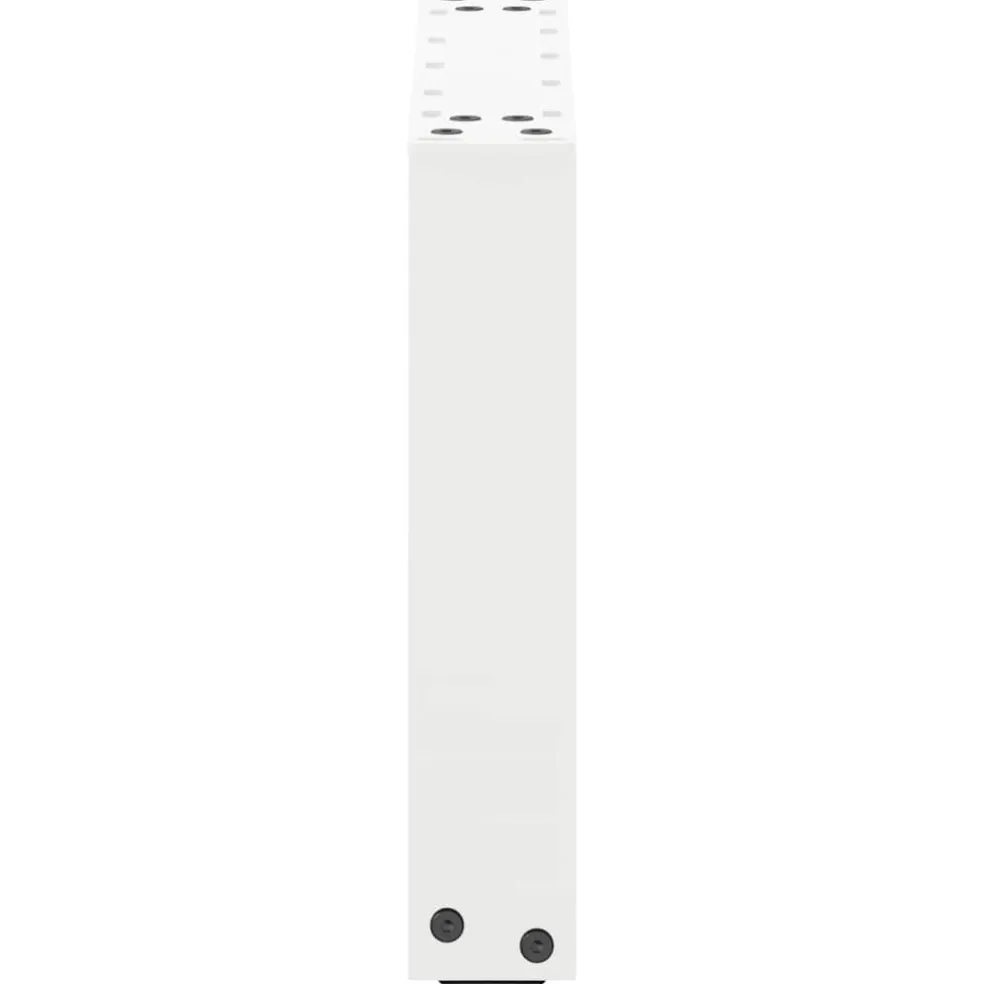 vidaXL Salontafelpoten 2 st U-vormig 30x(30-31) cm staal wit
