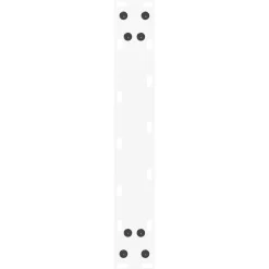 vidaXL Salontafelpoten 2 st U-vormig 30x(30-31) cm staal wit