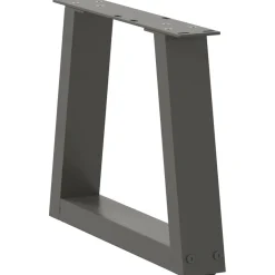 vidaXL Salontafelpoten 2 st V-vormig 30x(30-31,3) cm staal antraciet