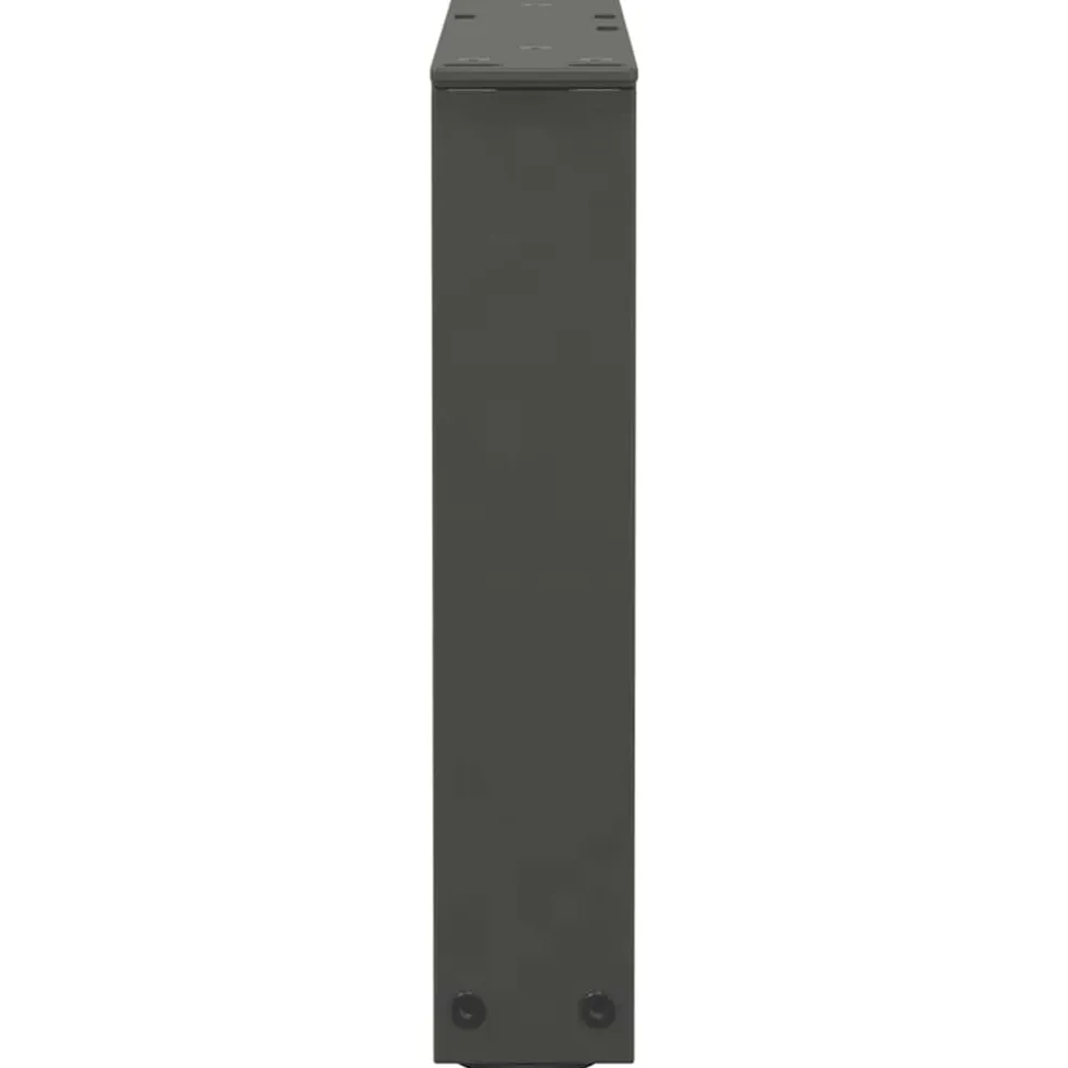 vidaXL Salontafelpoten 2 st V-vormig 30x(30-31,3) cm staal antraciet