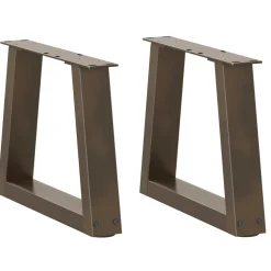 vidaXL Salontafelpoten 2 st V-vormig 40x(30-31,3) cm staal naturel