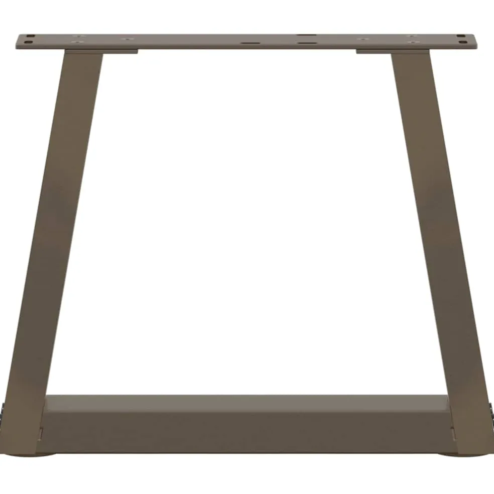 vidaXL Salontafelpoten 2 st V-vormig 40x(30-31,3) cm staal naturel