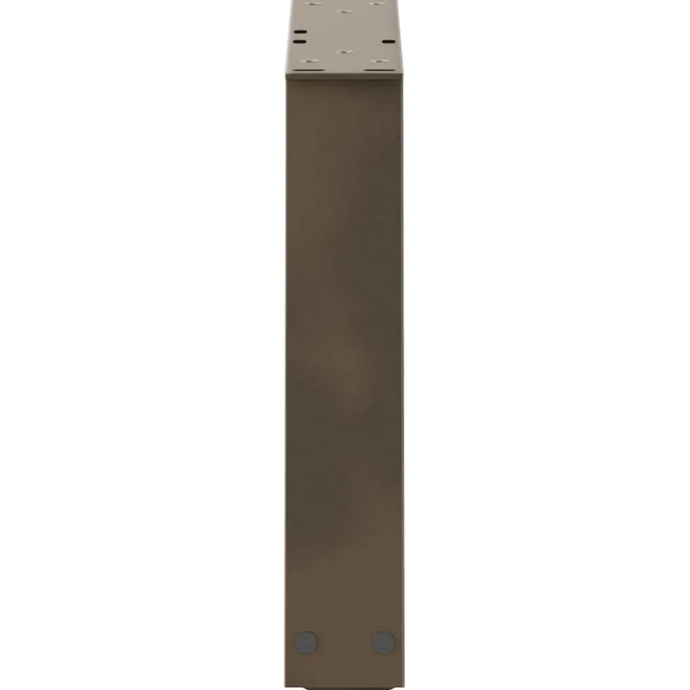 vidaXL Salontafelpoten 2 st V-vormig 40x(30-31,3) cm staal naturel