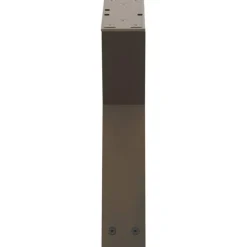 vidaXL Salontafelpoten 2 st 30x(30-31,3) cm staal naturel