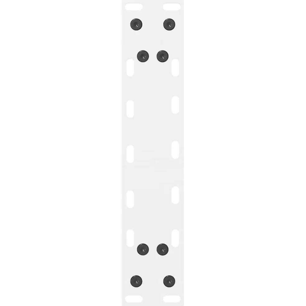 vidaXL Salontafelpoten 2 st 30x(30-31) cm staal wit