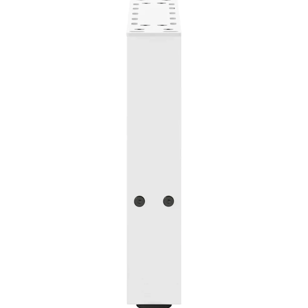 vidaXL Salontafelpoten 2 st 30x(30-31) cm staal wit