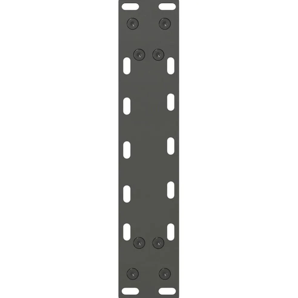 vidaXL Salontafelpoten 2 st 30x(30-31) cm staal antracietkleurig