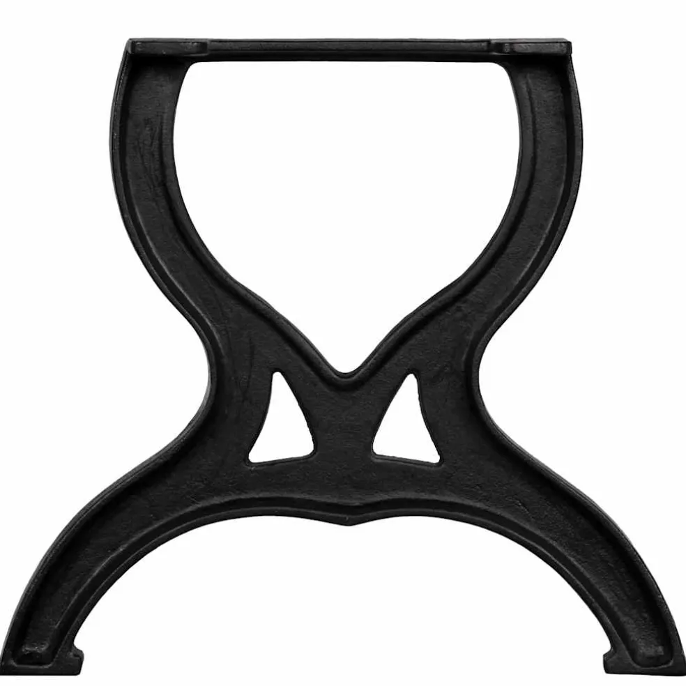 vidaXL Salontafelpoten 2 st X-frame gietijzer
