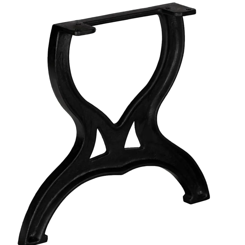 vidaXL Salontafelpoten 2 st X-frame gietijzer