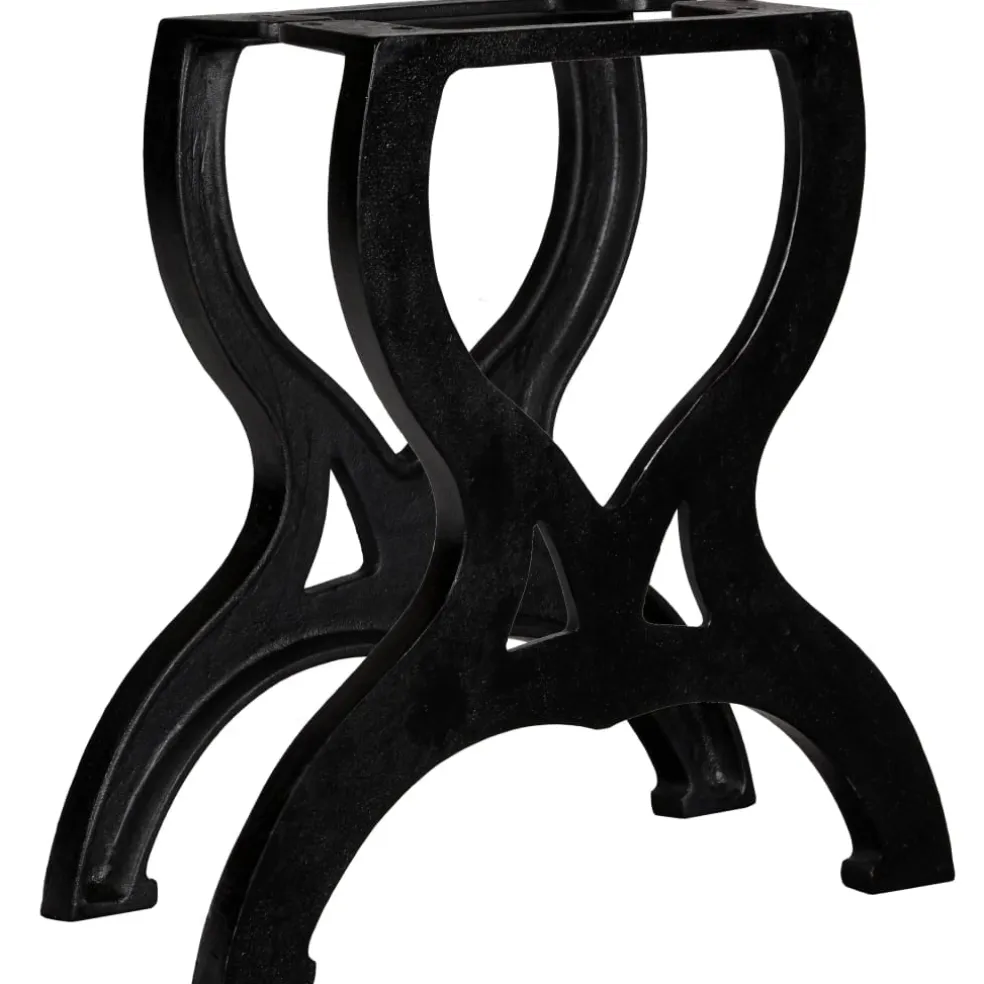 vidaXL Salontafelpoten 2 st X-frame gietijzer
